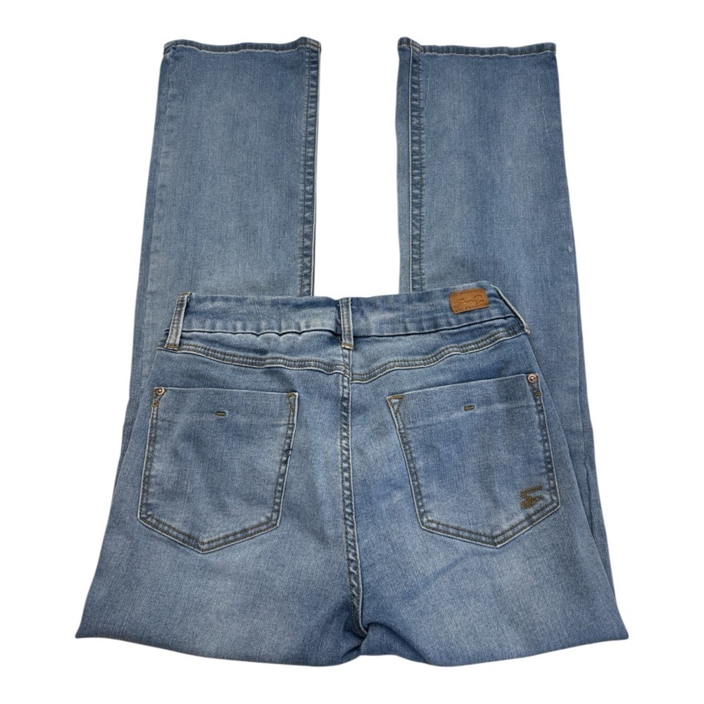 Seven 7 Mid Rise Straight Leg Jeans Size 10 - Picture 4 of 6